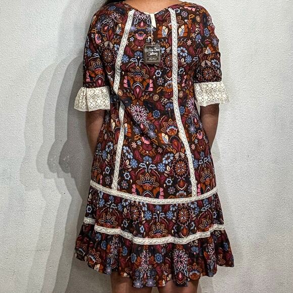 Matilda Jane Make Believe Intermission Boho Western Dress Sz M NWT - Picture 10 of 12